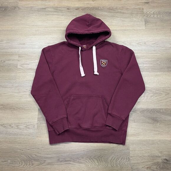 West Ham United Hoodie Mens Large Red Premier League Official Merchandise Soccer - Picture 1 of 10